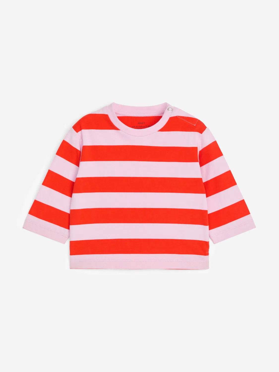 Топ с длинными рукавами Arket, Rosa/Rot — фото 2
