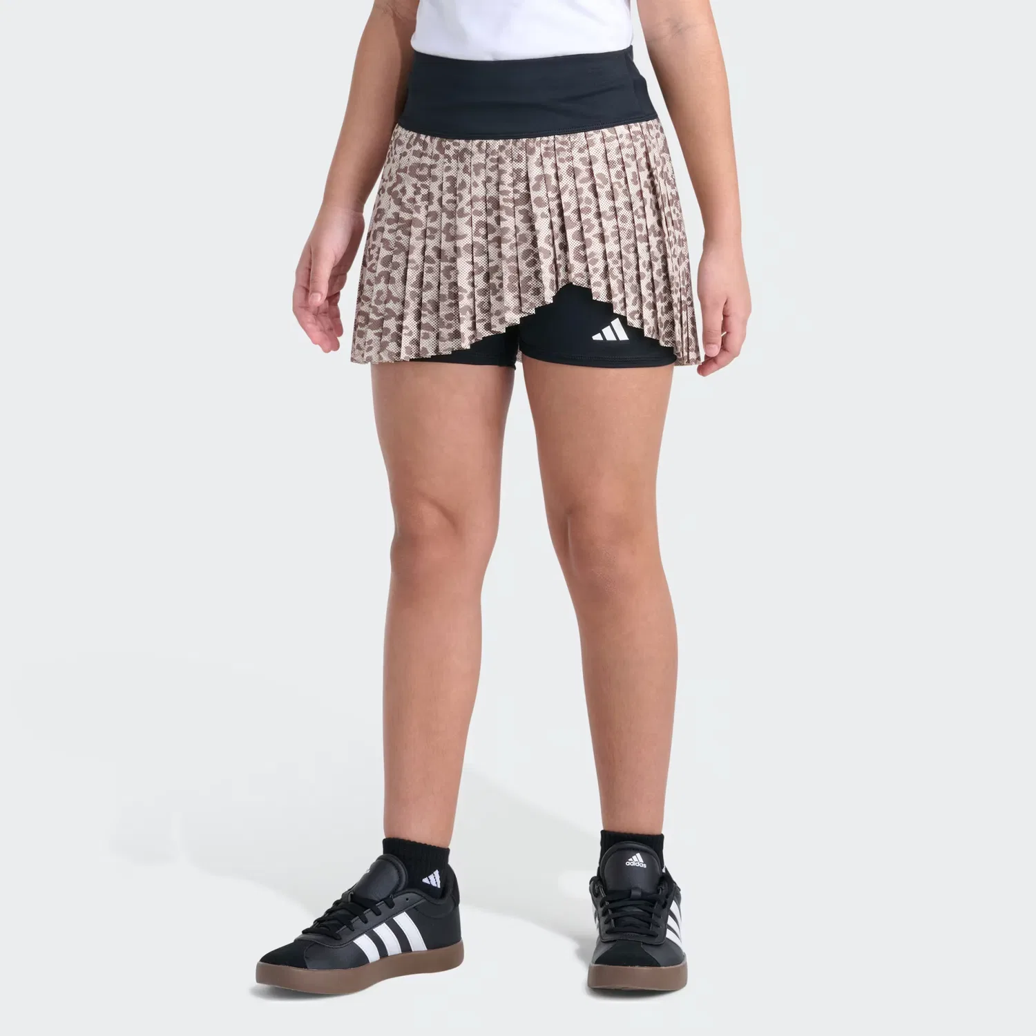 Детская плиссированная юбка-шорты Adidas Sportswear, Crystal Linen