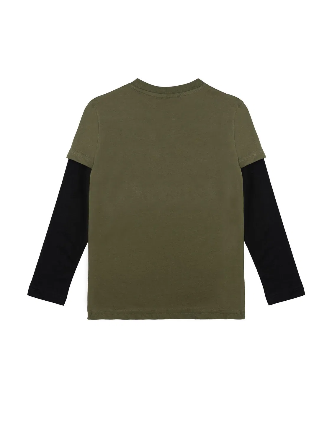 Детская футболка с длинным рукавом Leone 1947 Apparel, Зеленый — фото 2