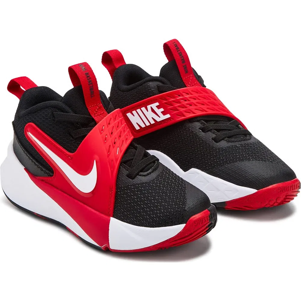 Детские баскетбольные кроссовки Kids' Hustle 12 Nike, Black/Red