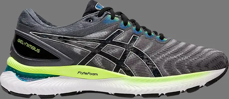 

Кроссовки gel nimbus 22 'grey lime' Asics, серый