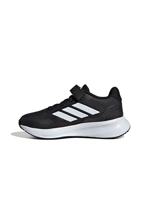 Детские кроссовки для девочек с принтом Runfalcon 5 el c Adidas, Black — фото 3