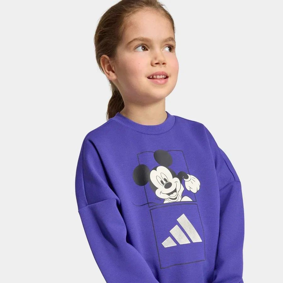 Детский спортивный комплект с принтом Disney Mickey Mouse adidas, Разноцветный — фото 4