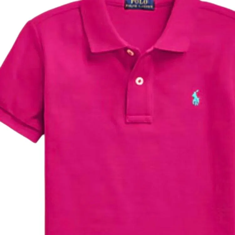 Поло классическое детское Polo Ralph Lauren фуксия — фото 3