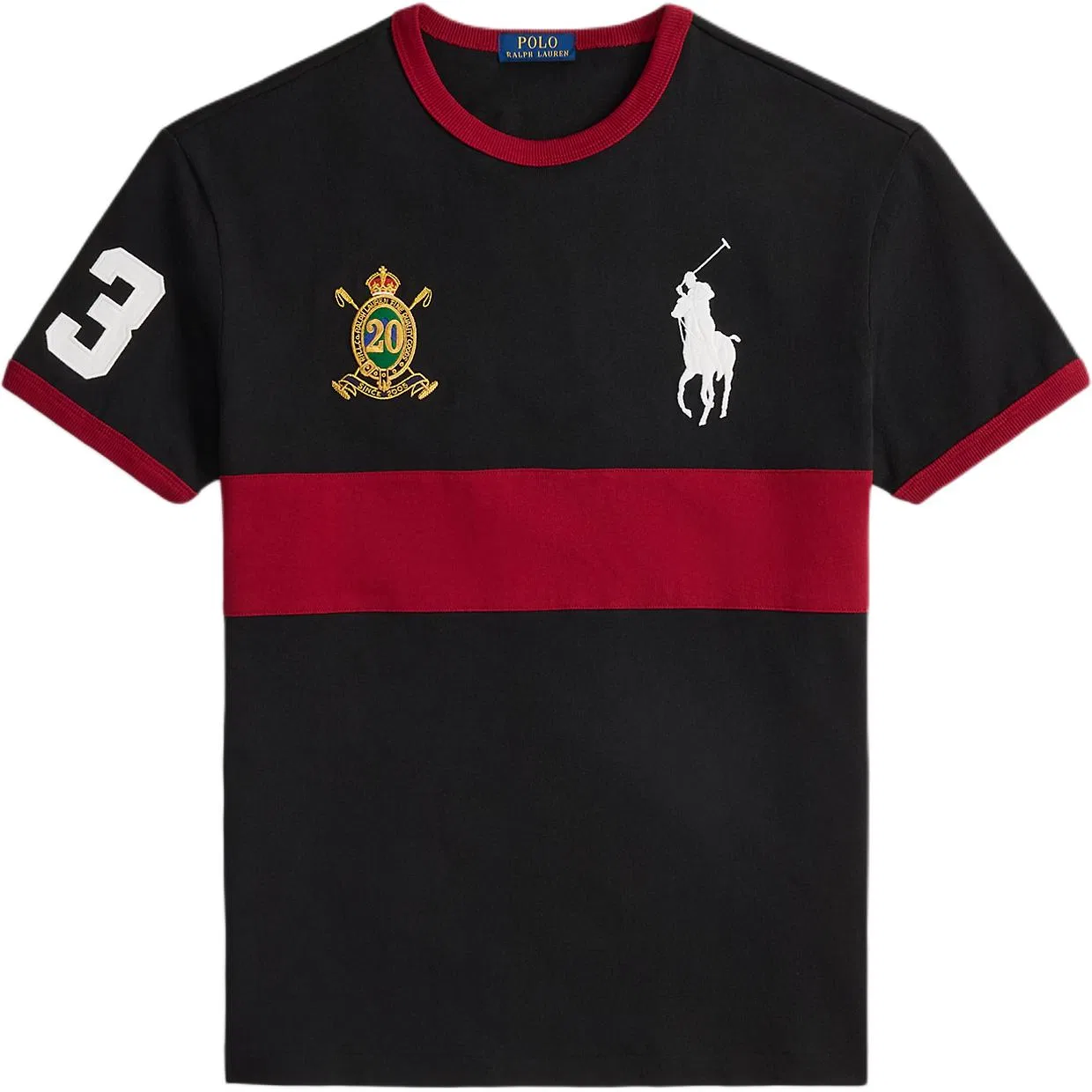 Мужская футболка хлопковая Polo Ralph Lauren, Black