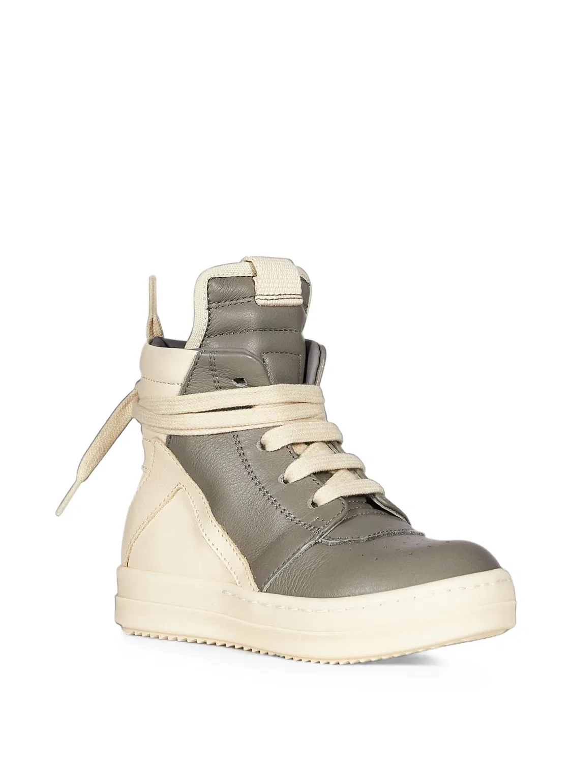 Высокие кроссовки Geobasket серые Rick Owens, серый