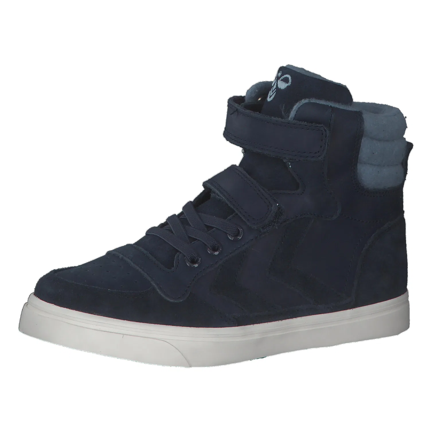 Детские кроссовки на шнуровке Stadil Winter High Jr Hummel, Dunkelblau