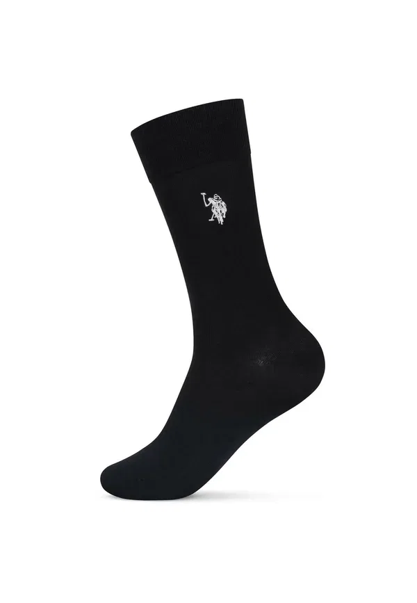Носки хлопковые Uszaayn U.S. Polo Assn., черный — фото 2