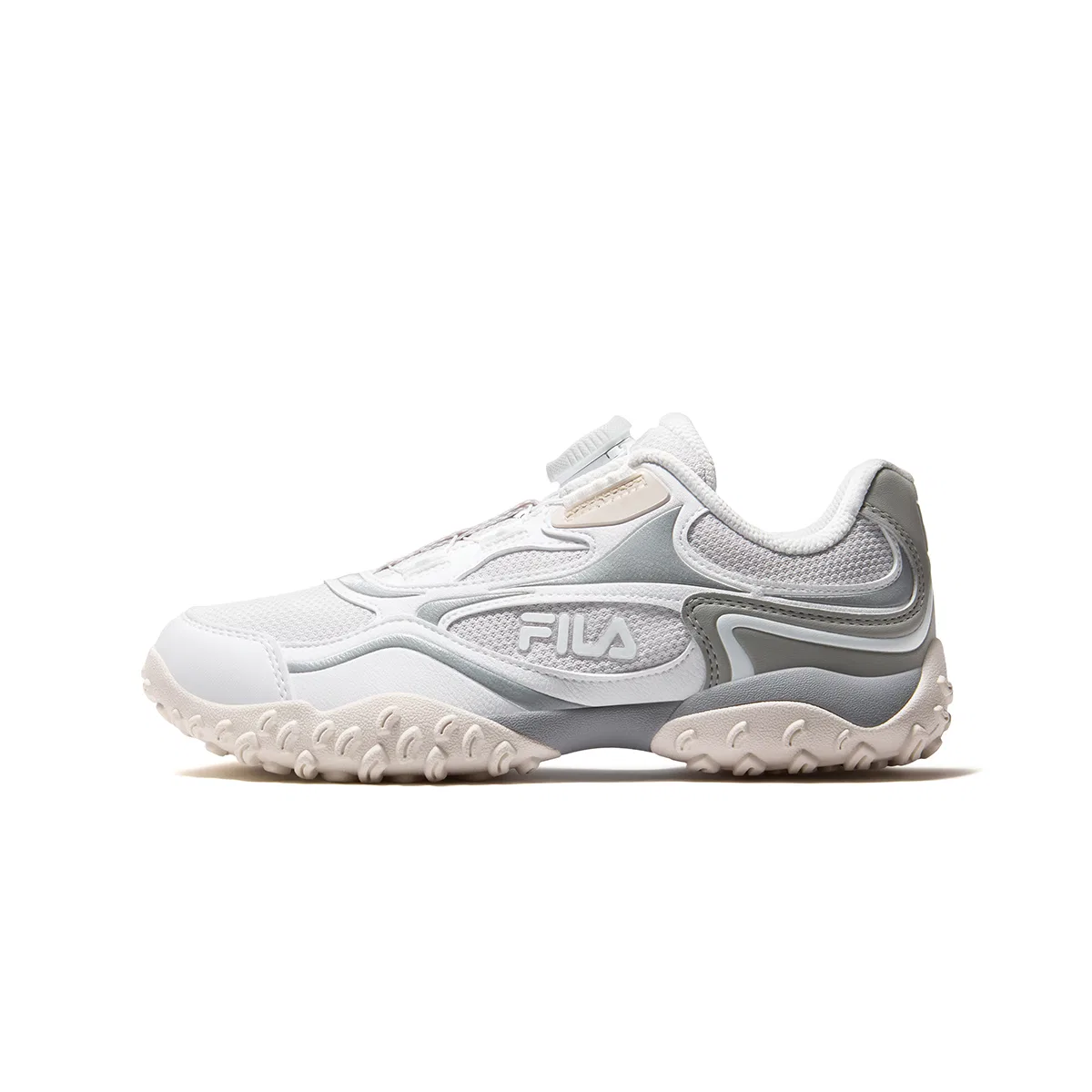 Детские кроссовки для бега с закрытым носком FILA KIDS, Rain Mist Gray/FILA White