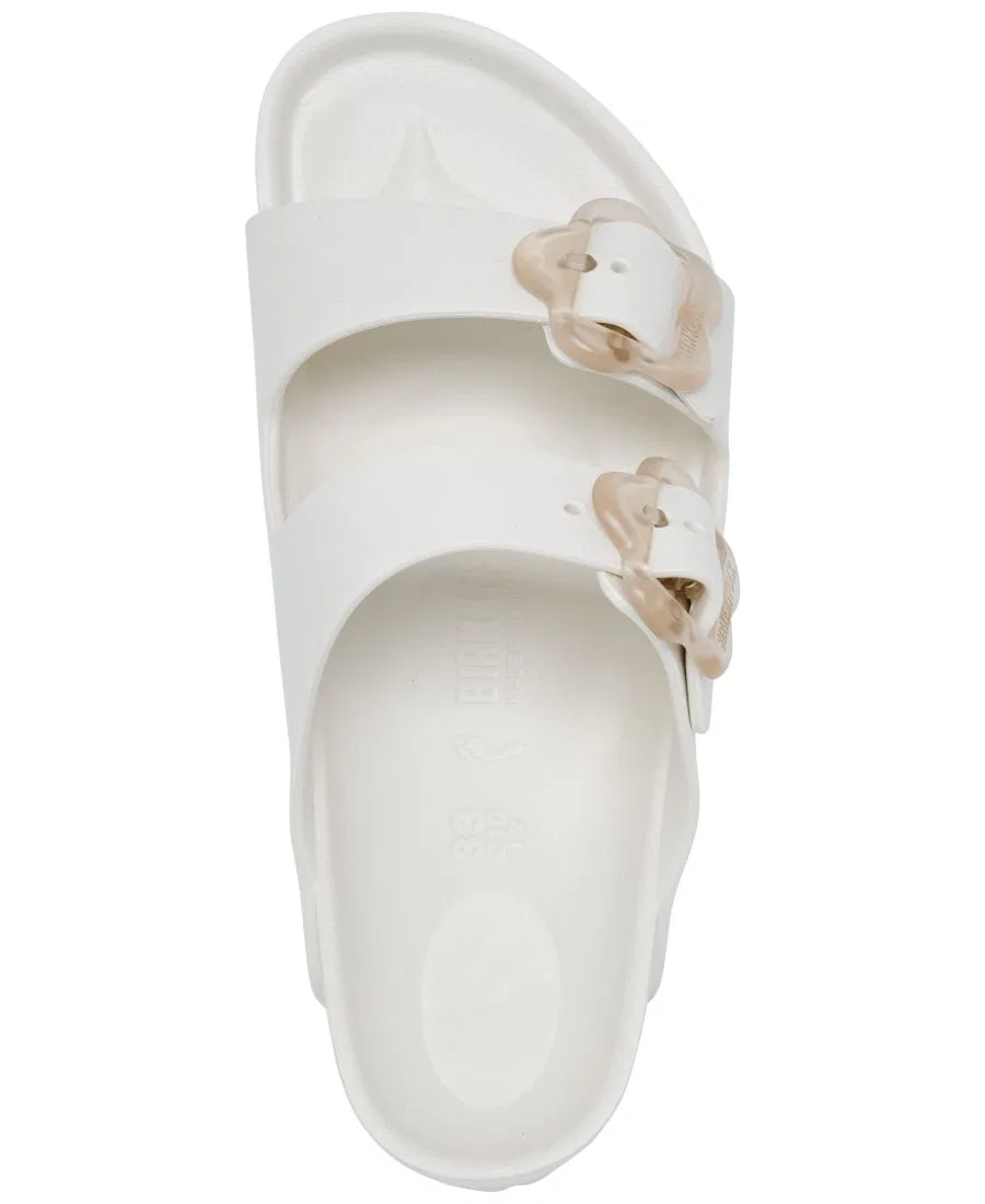 Сандалии Birkenstock Little Girls Arizona EVA Flower, Eggshell — фото 4