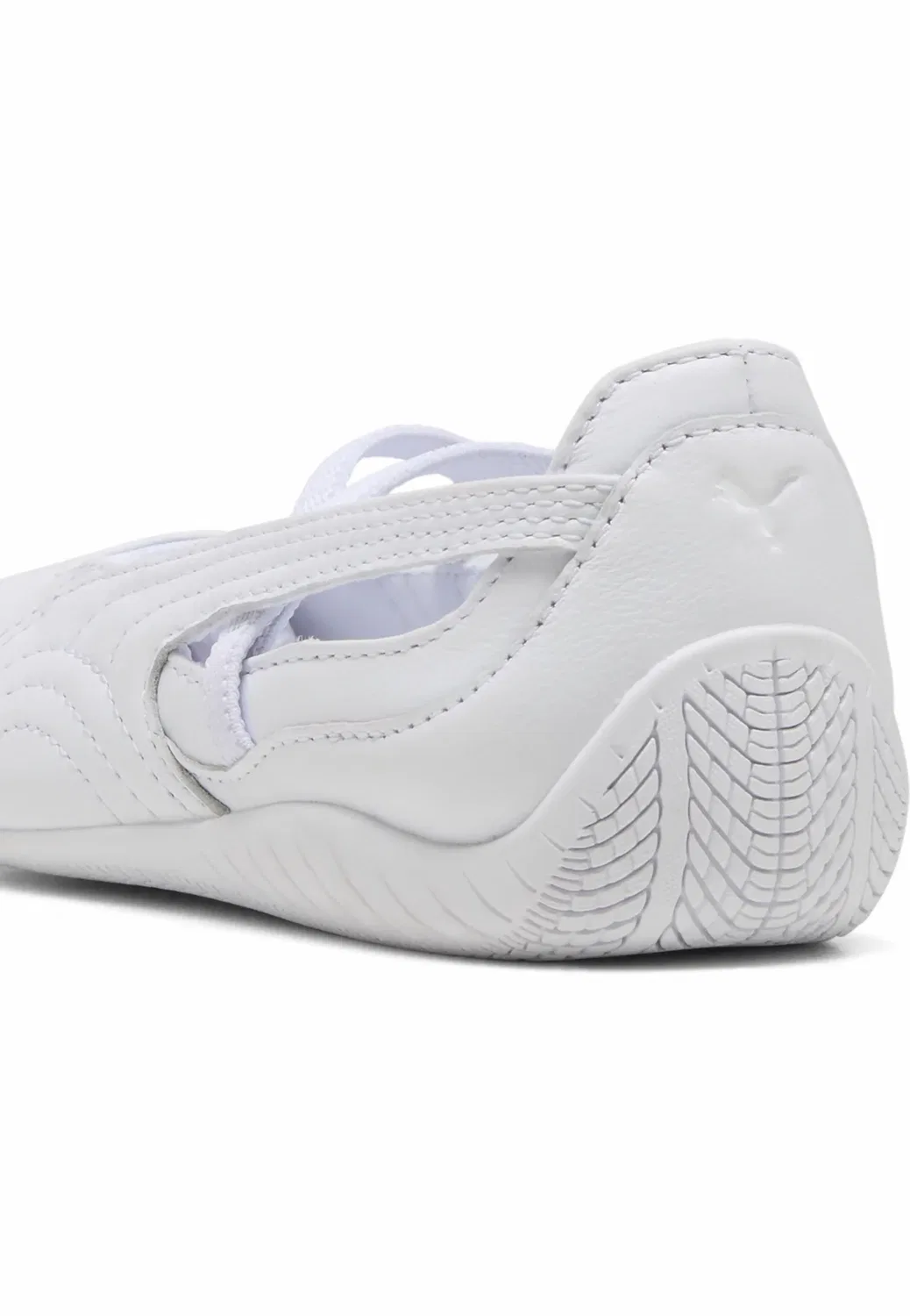 Балетные кроссовки Speedcat - балетки с ремешком на щиколотке Puma, White — фото 4