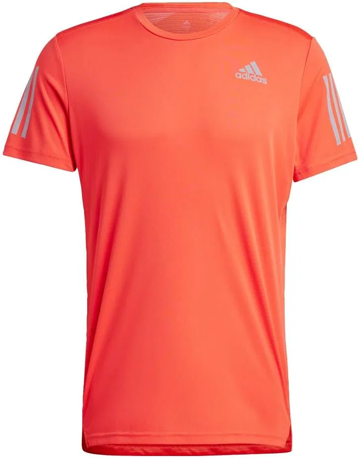 Мужская беговая футболка Own the Run adidas, Bright Red/Reflective Silver