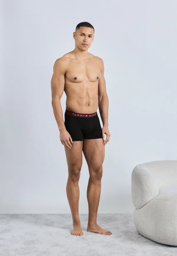 Комплект из 3 боксеров Jersey Tommy Hilfiger, черный/синий