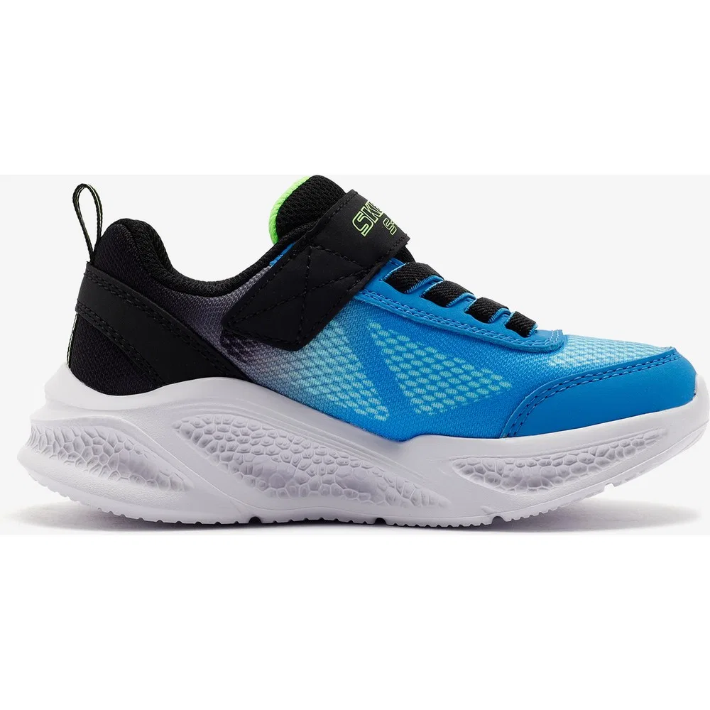 Детские кроссовки для мальчиков со светодиодной подсветкой Meteor-Lights - Krendox, Black Blue Skechers — фото 3