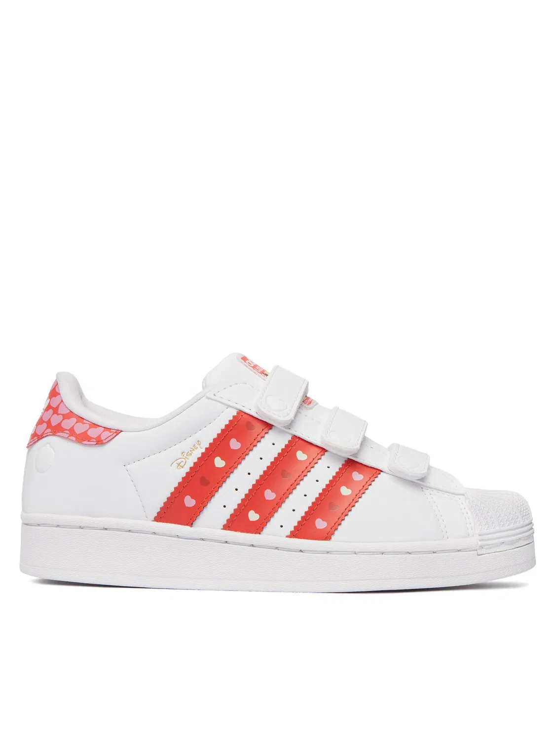 Кроссовки для девочки Superstar Led Lights Cf Adidas, белый