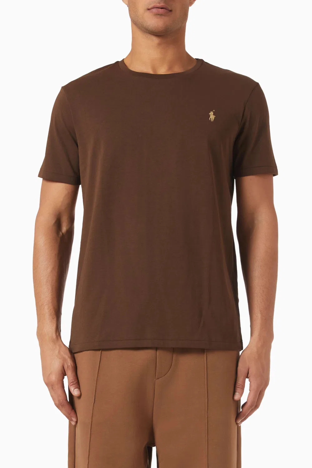 Футболка облегающего кроя Polo Ralph Lauren, черный