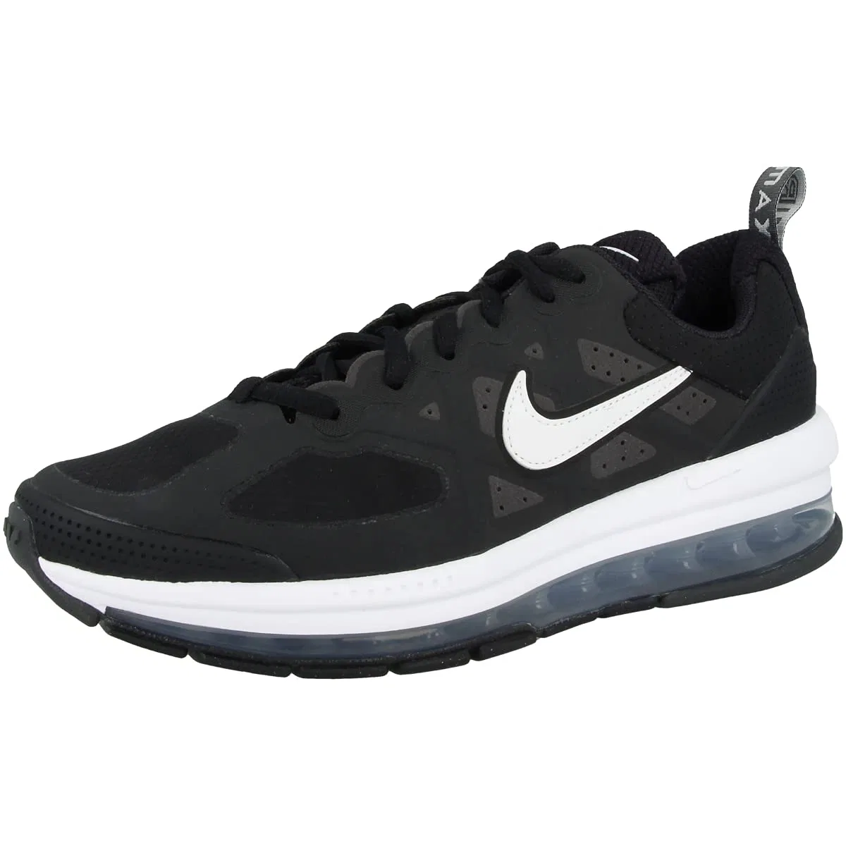 Детские спортивные кроссовки для мальчиков с амортизацией Air Max 90 LTR NIKE, Black Anthracite White — фото 4