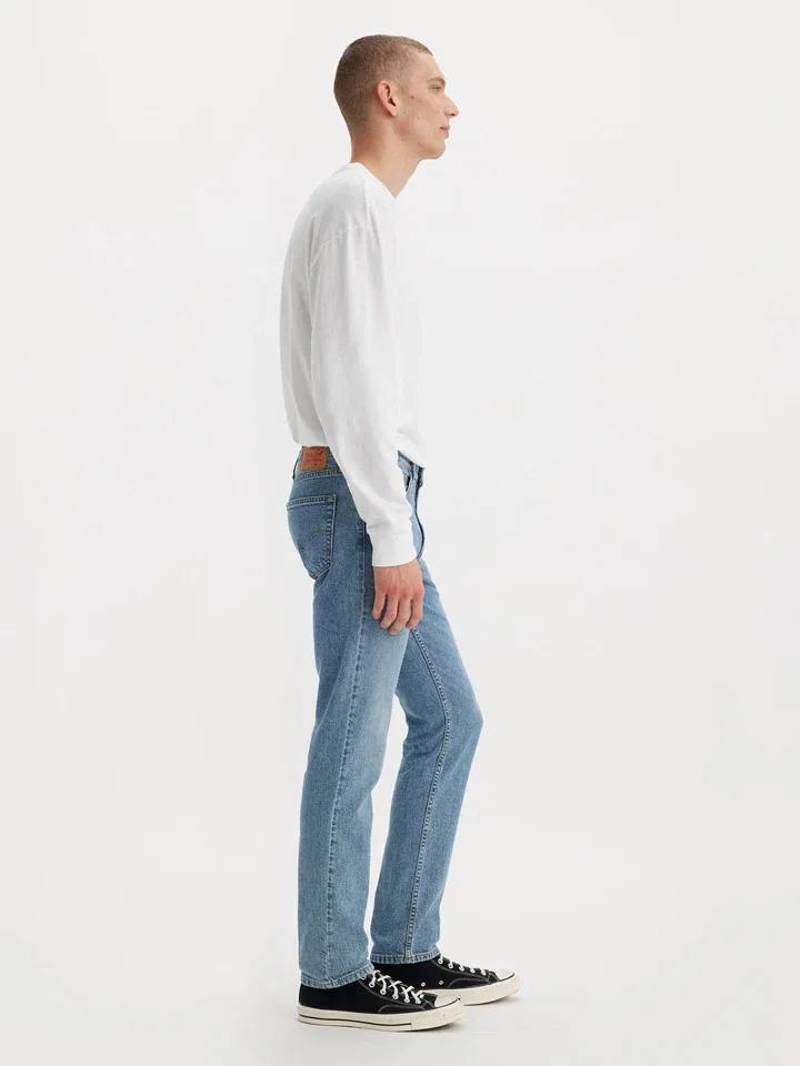 Мужские узкие джинсы 511 Slim fit Levi's, Light Blue — фото 2