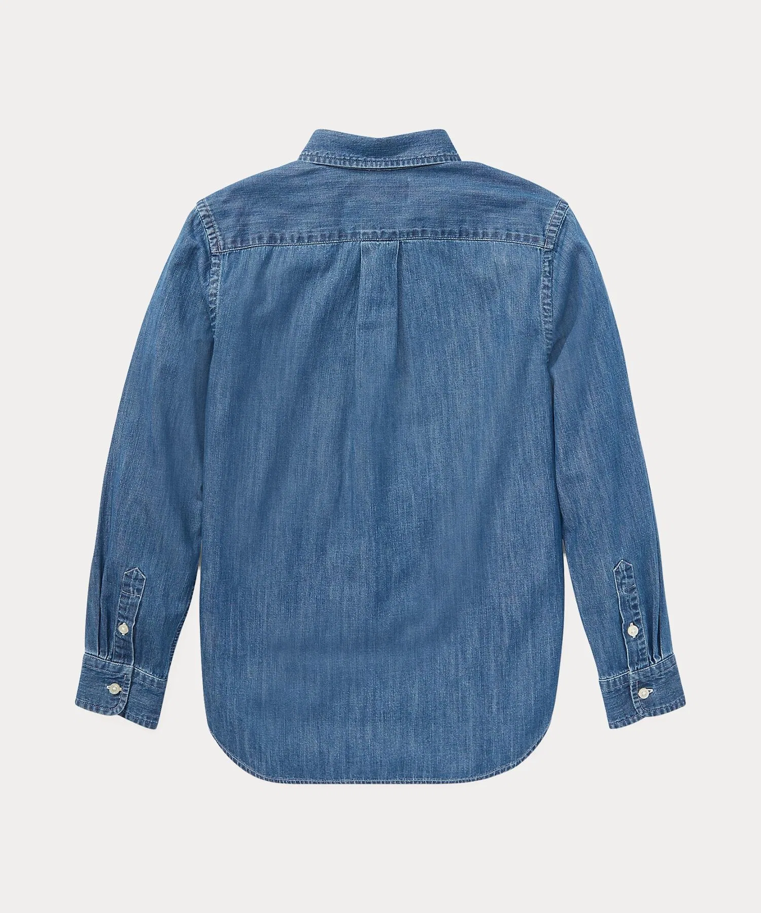 Детская рубашка POLO RALPH LAUREN CHILDRENSWEAR из хлопка — фото 3