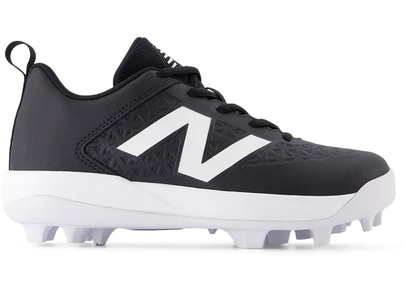 Детские бутсы New Balance 4040v8 RubberMolded, Black/NB 103 White