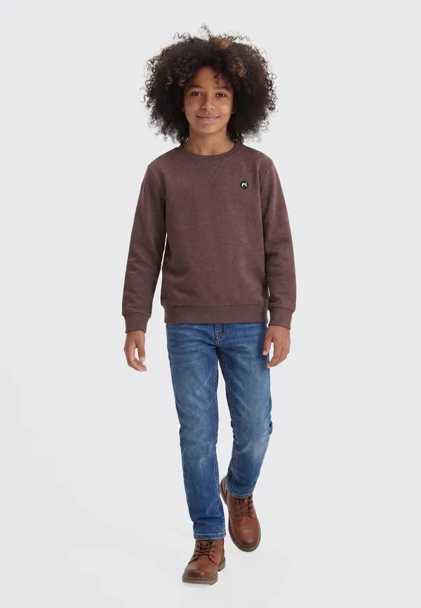 Худи из хлопка и полиэстера Sweat regular fit Name It French Roast