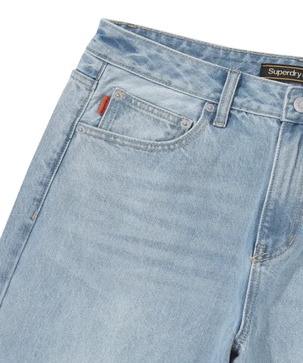 Джинсы широкие Iconic, Superdry, Light Indigo — фото 4