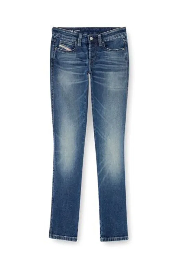 Женские джинсы скинни Diesel, Navy Blue — фото 4