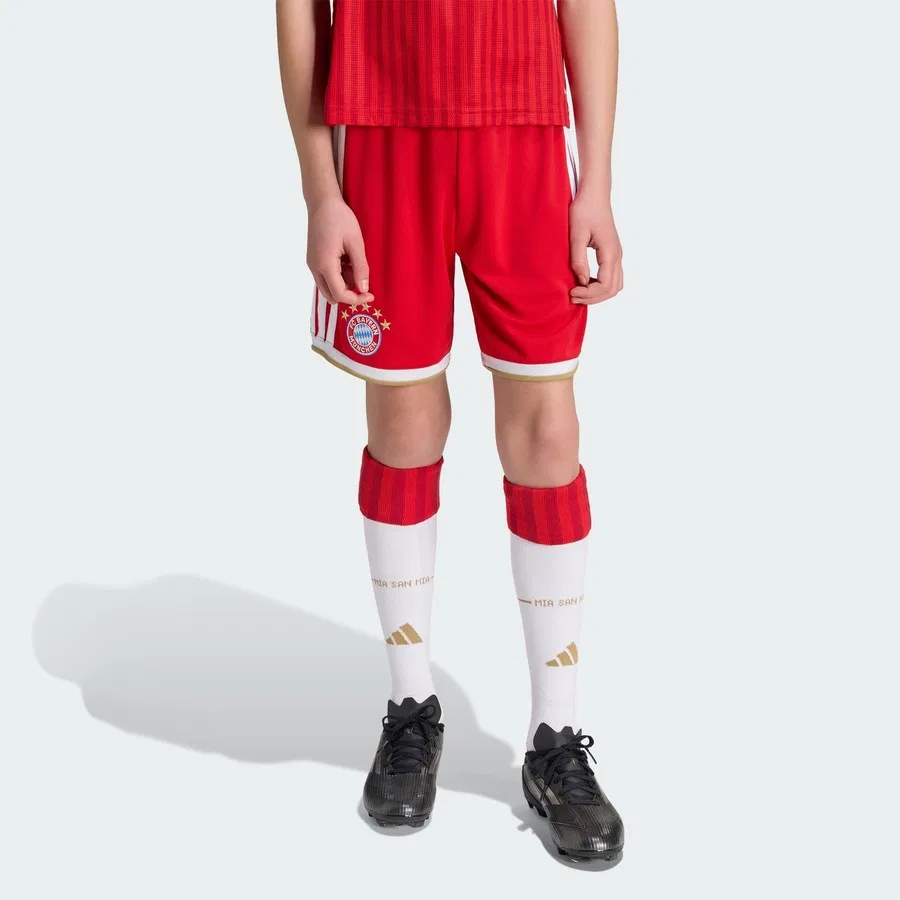 Детские шорты с принтом Performance Fc Bayern 26/27 Home Shorts Kids adidas, Красный