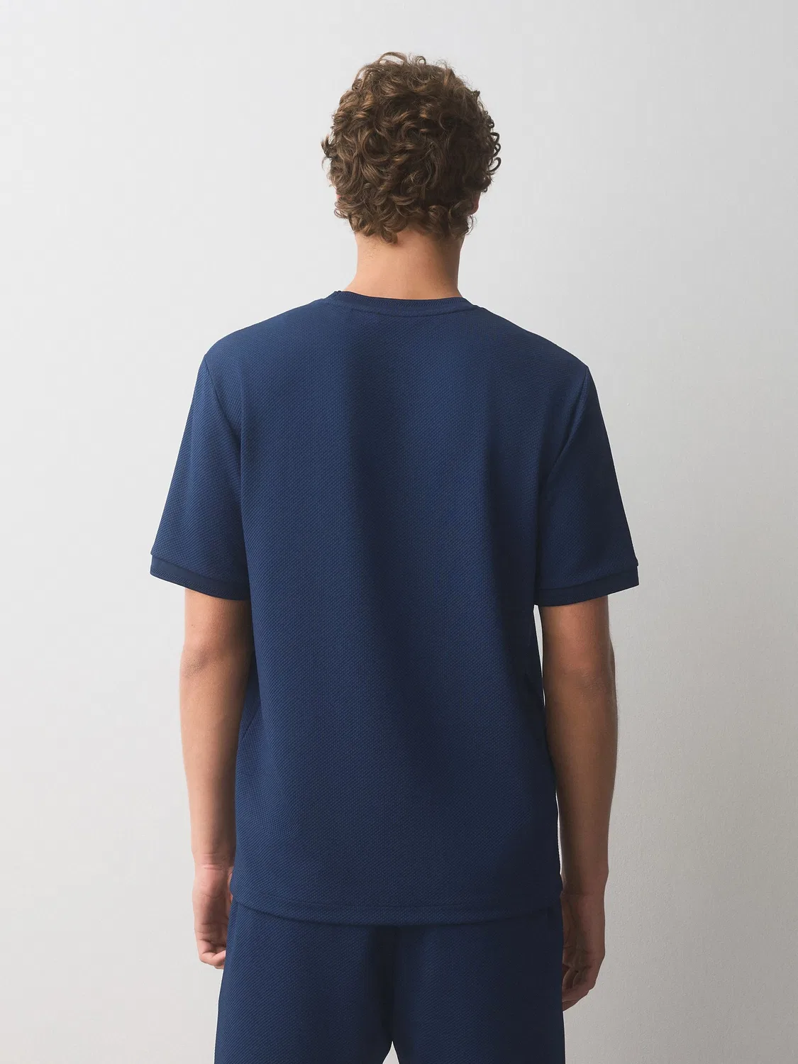Футболка с текстурой, Navy Blue Next — фото 4