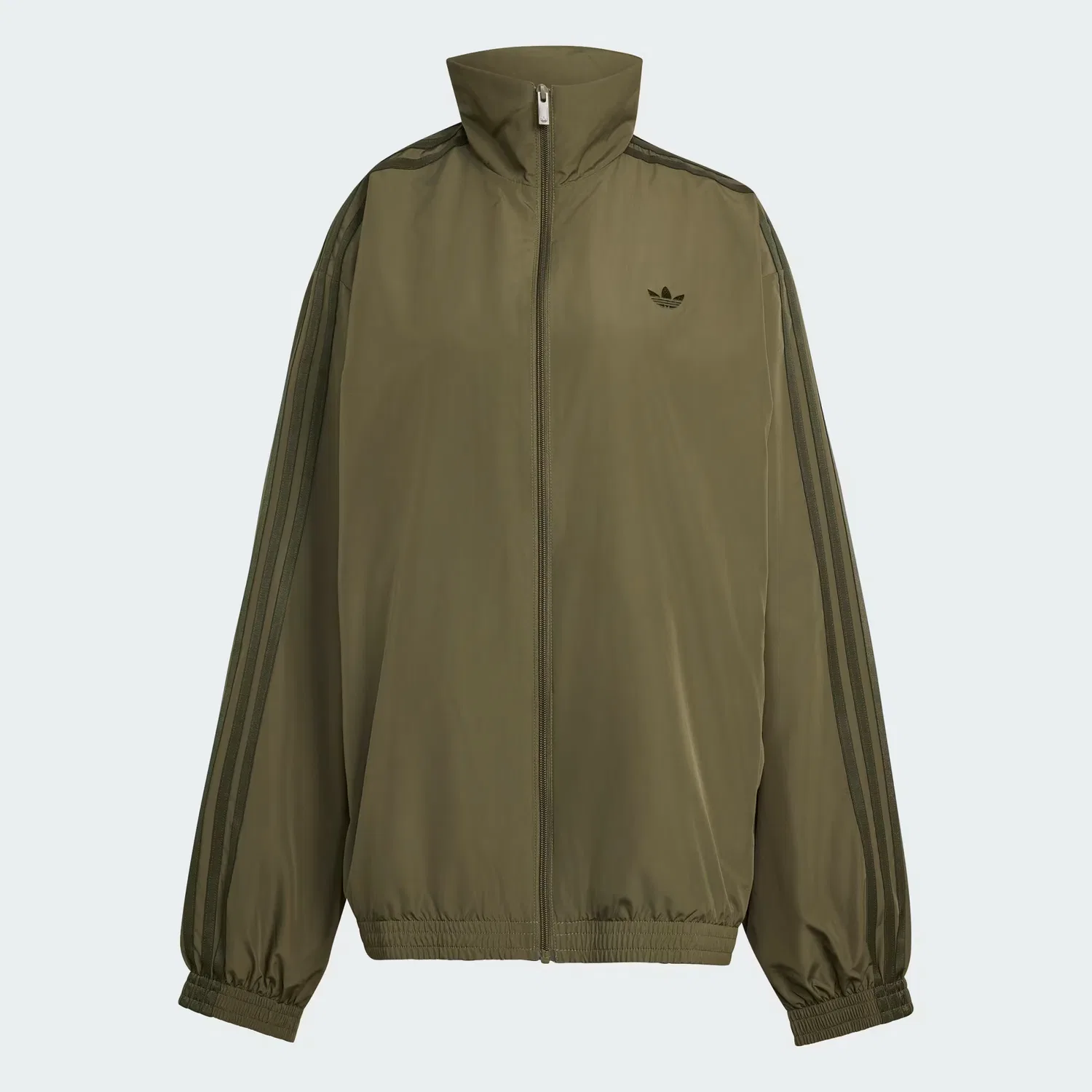 Женская олимпийка на молнии Firebird Adilenium Adidas Originals, Olive Strata/Night Cargo — фото 4