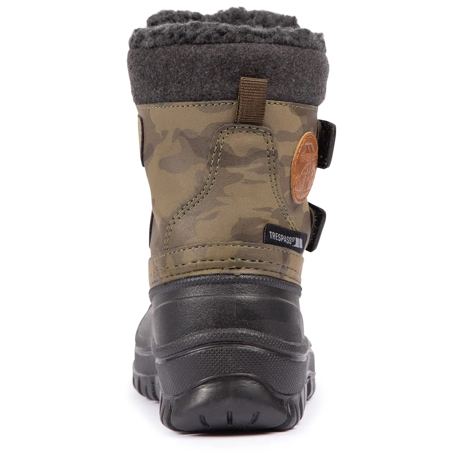 Детские снежные ботинки для мальчиков с принтом Toddlers Unisex Snowboot Trespass, Green — фото 4