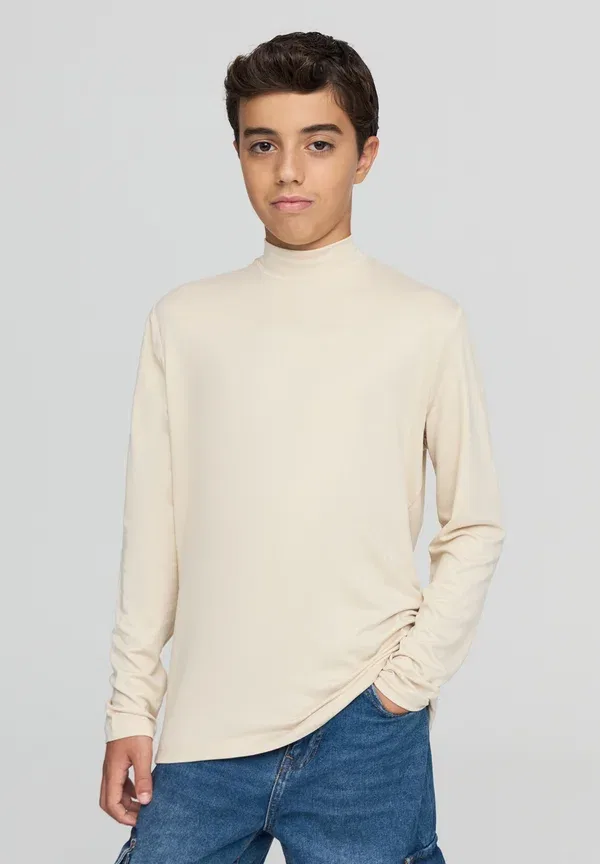 Комплект из 3 водолазок однотонных Lupetto elasticizz Terranova ivory, dark green, черный/темно-зеленый — фото 2