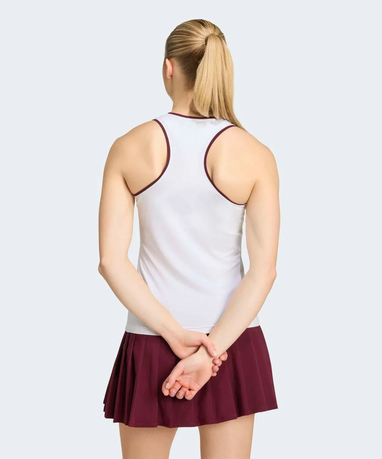 Женский топ без рукавов Adidas Tennis Classic Tank, White — фото 2
