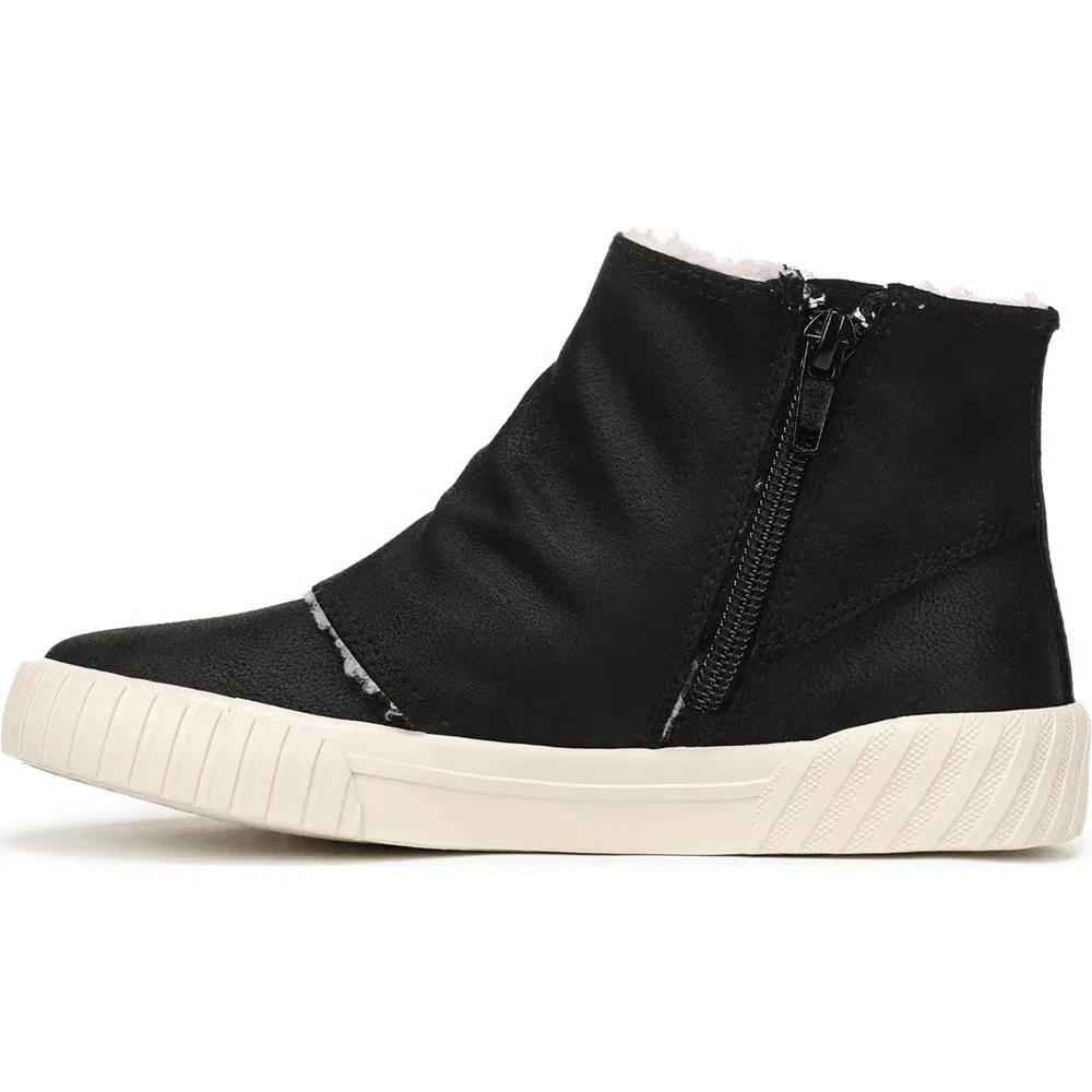 Детские высокие кроссовки Whisker-K Blowfish Malibu, Black Faux Leather — фото 4