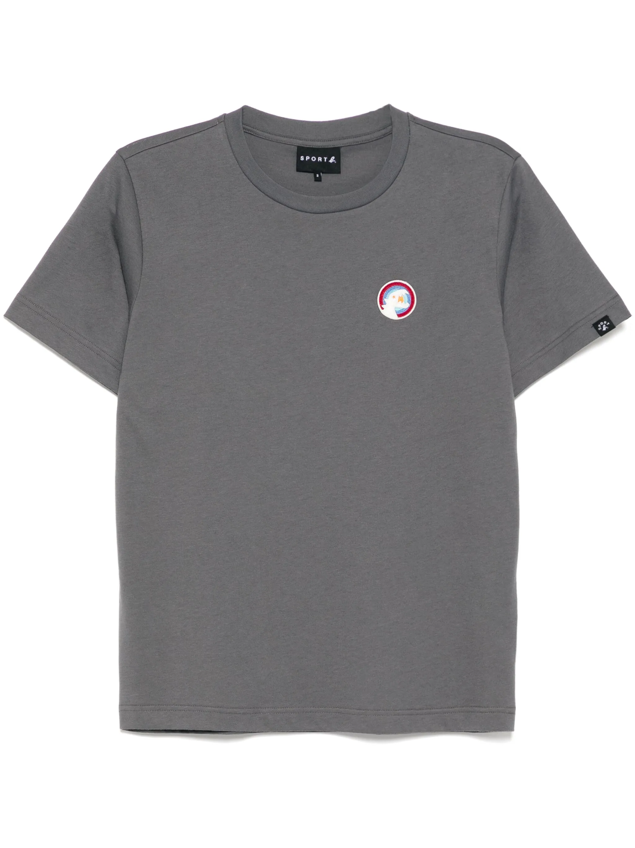 

Футболка с нашивкой Dino Sport B. By Agnès B., серый