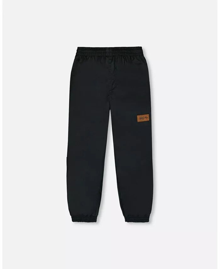 

Детские унисекс-брюки Splash Pants черного цвета - для младенцев Deux par Deux, черный
