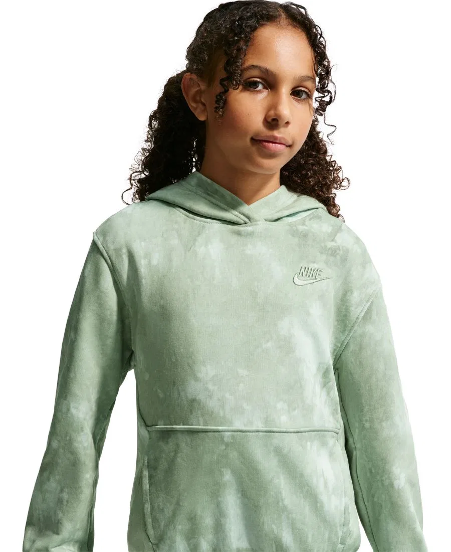Худи из футера Nike Sportswear Club, с капюшоном и длинным рукавом Nike, Barely Green/Steam — фото 2
