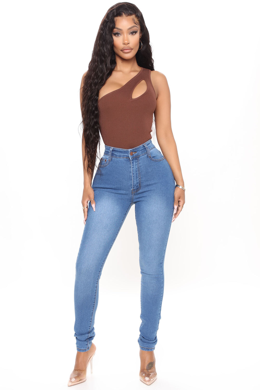

Джинсы Fashion Nova BOE3, синий