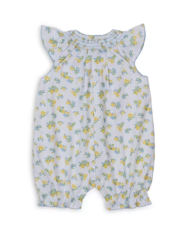 Детский комбинезон для девочек с принтом Lemon Print Kissy Kissy, мультиколор — фото 2