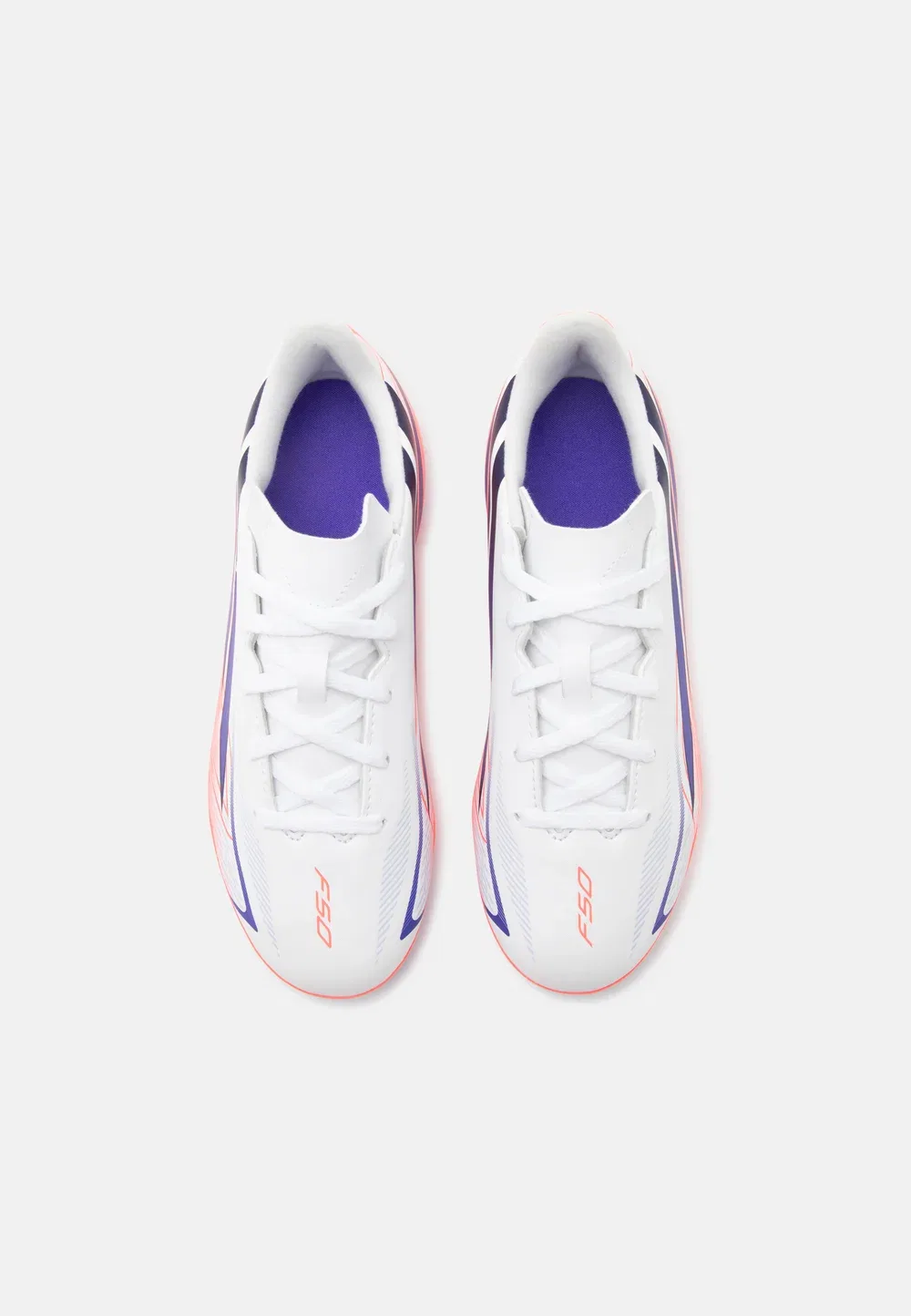 Футбольные бутсы Hyperfast Club унисекс для искусственных газонов Adidas Performance, Footwear White/Solar Purple/Solar Turbo — фото 4