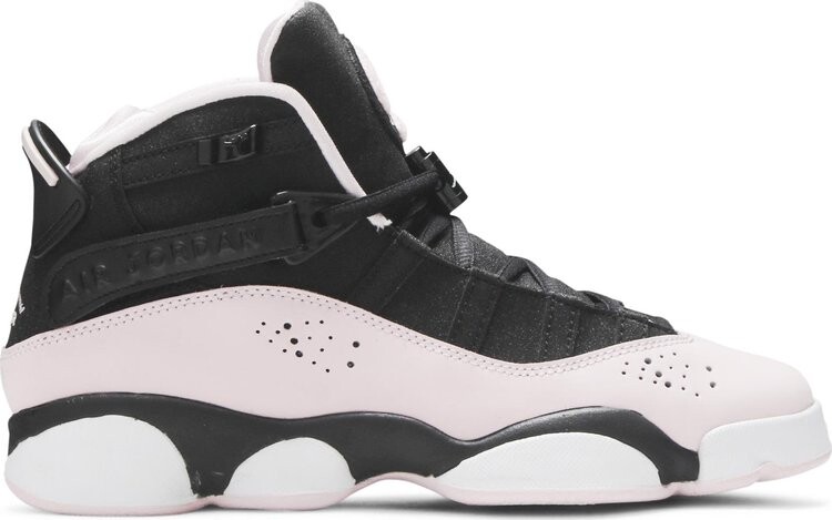 

Кроссовки Jordan 6 Rings GS Black Pink Foam, черный, Черный;серый, Кроссовки Jordan 6 Rings GS Black Pink Foam, черный