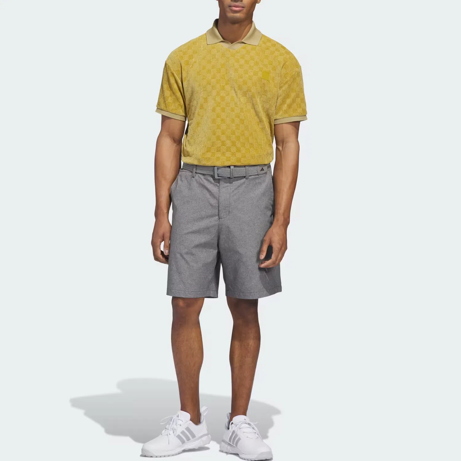 Мужское поло Adidas, Sand Green — фото 3