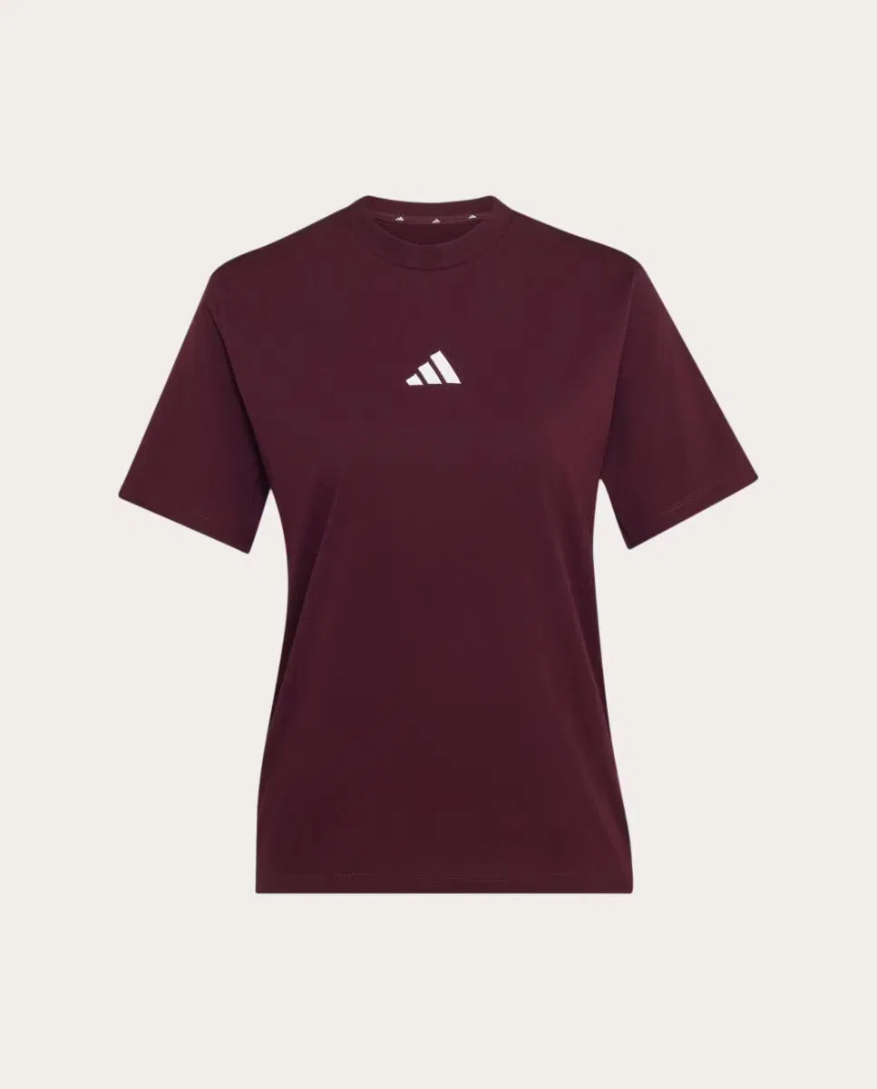 Футболки, Camisetas Casual W 3S SJ T, adidas, красный — фото 3