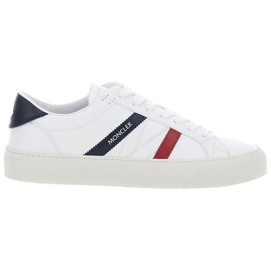 Moncler Monaco Low Top Скейтерские Кроссовки Мужские Белые — фото 2