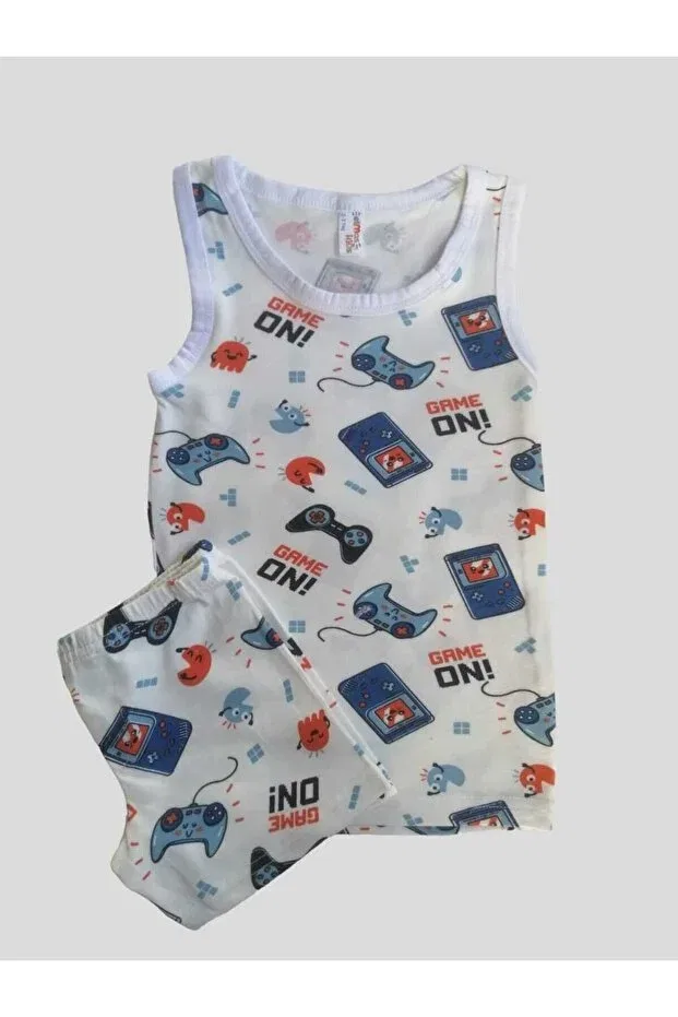 Детский комплект для мальчиков хлопковый Fil Kids, White