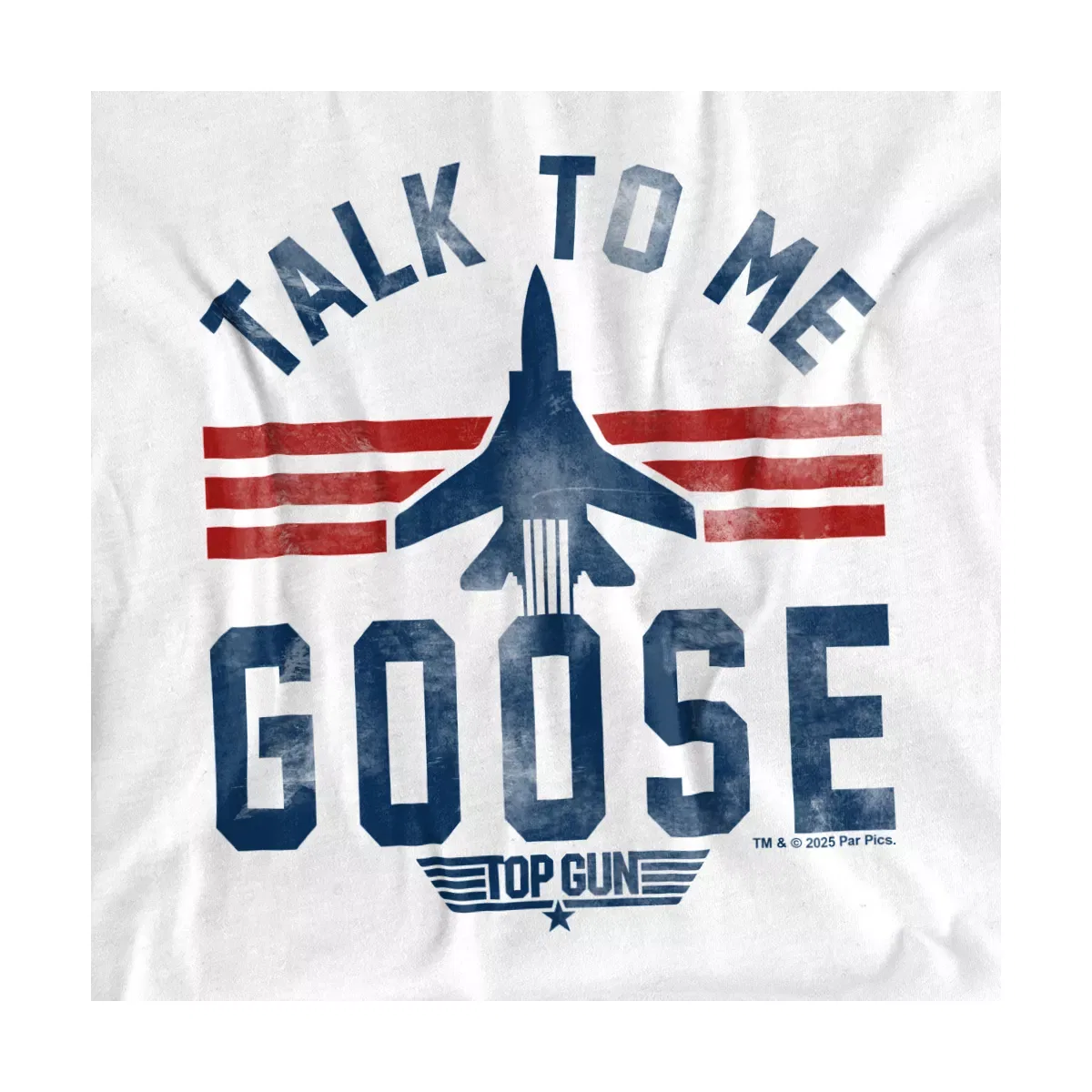 Детское боди с коротким рукавом Talk To Me Goose Top Gun, Белый — фото 2