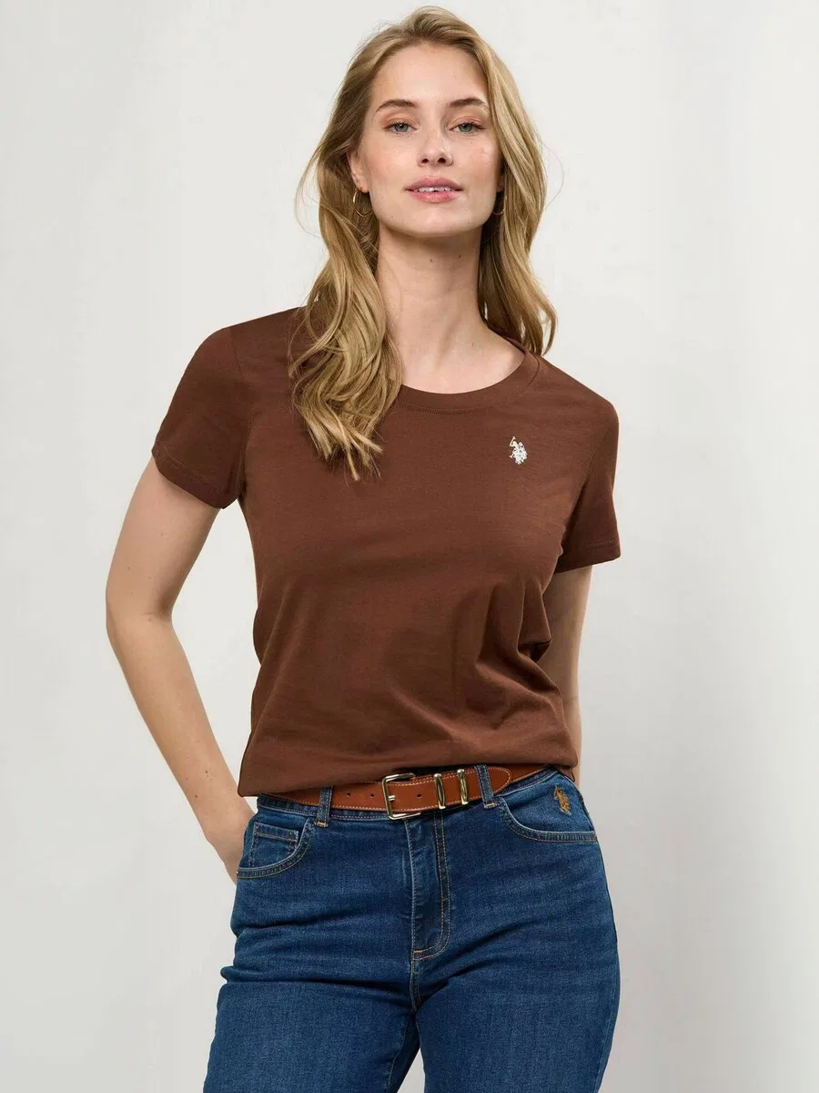 Топ 'UWAmy' каштаново-коричневого цвета U.S. POLO ASSN. — фото 2