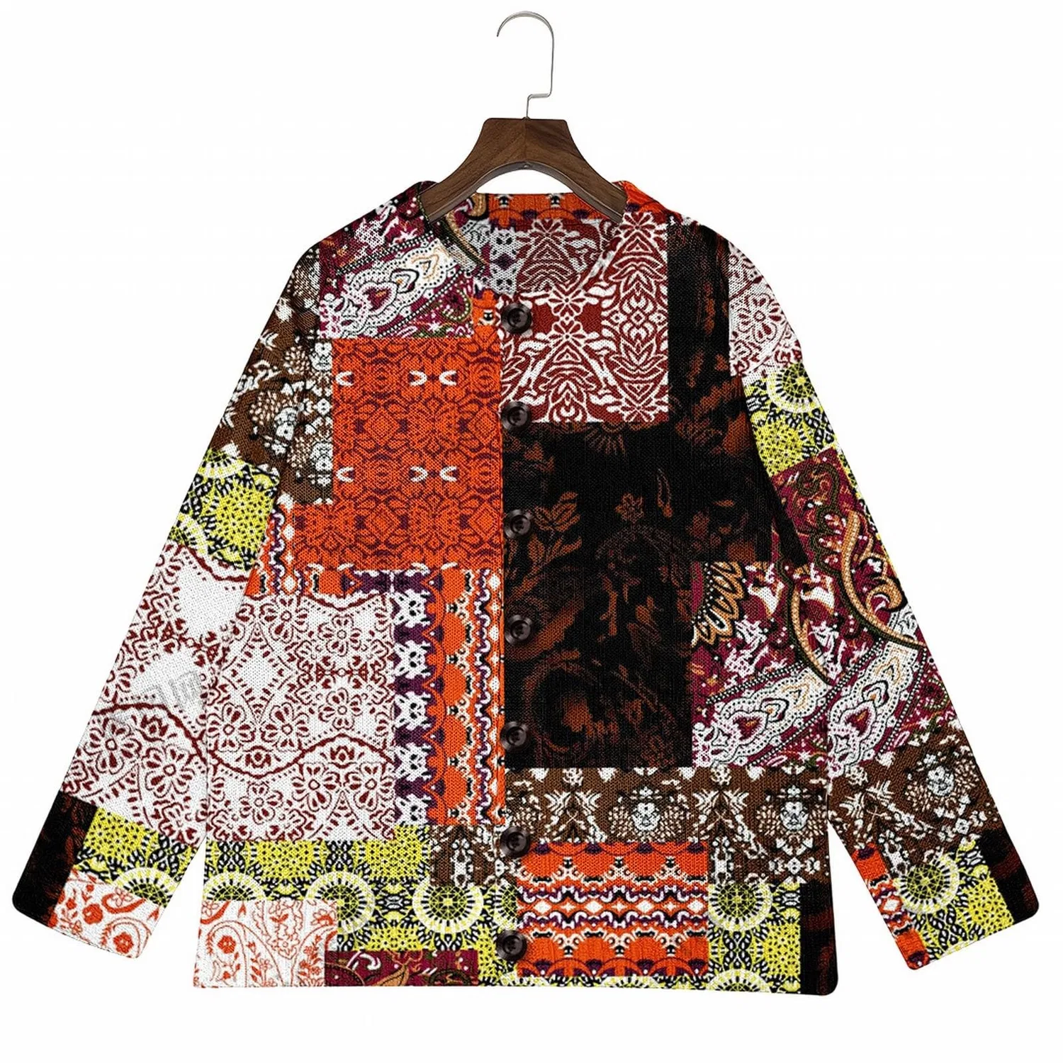 Женский кардиган с принтом Vintage Floral Print, Multi-coloured — фото 4