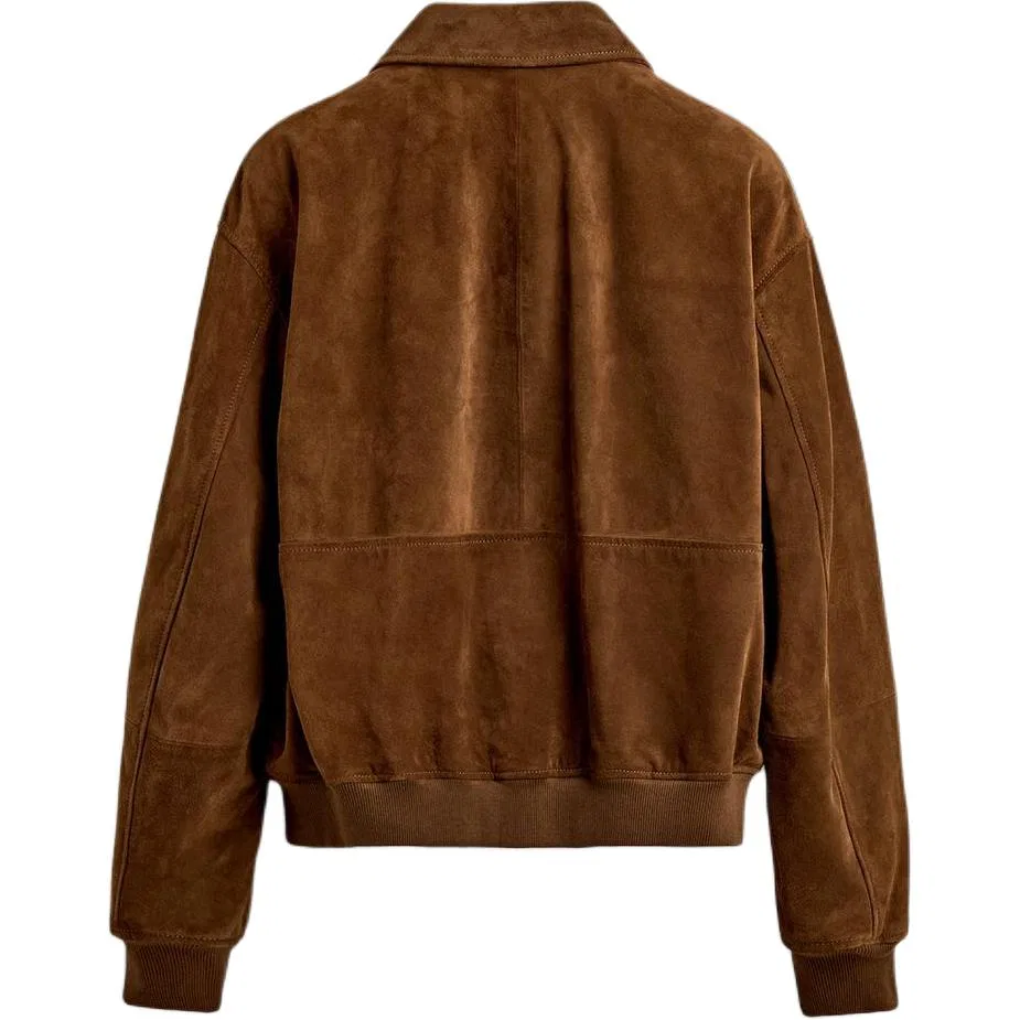 Мужская кожаная куртка с сезоном весна-осень Aaron Levine, ZARA, Cigar — фото 3