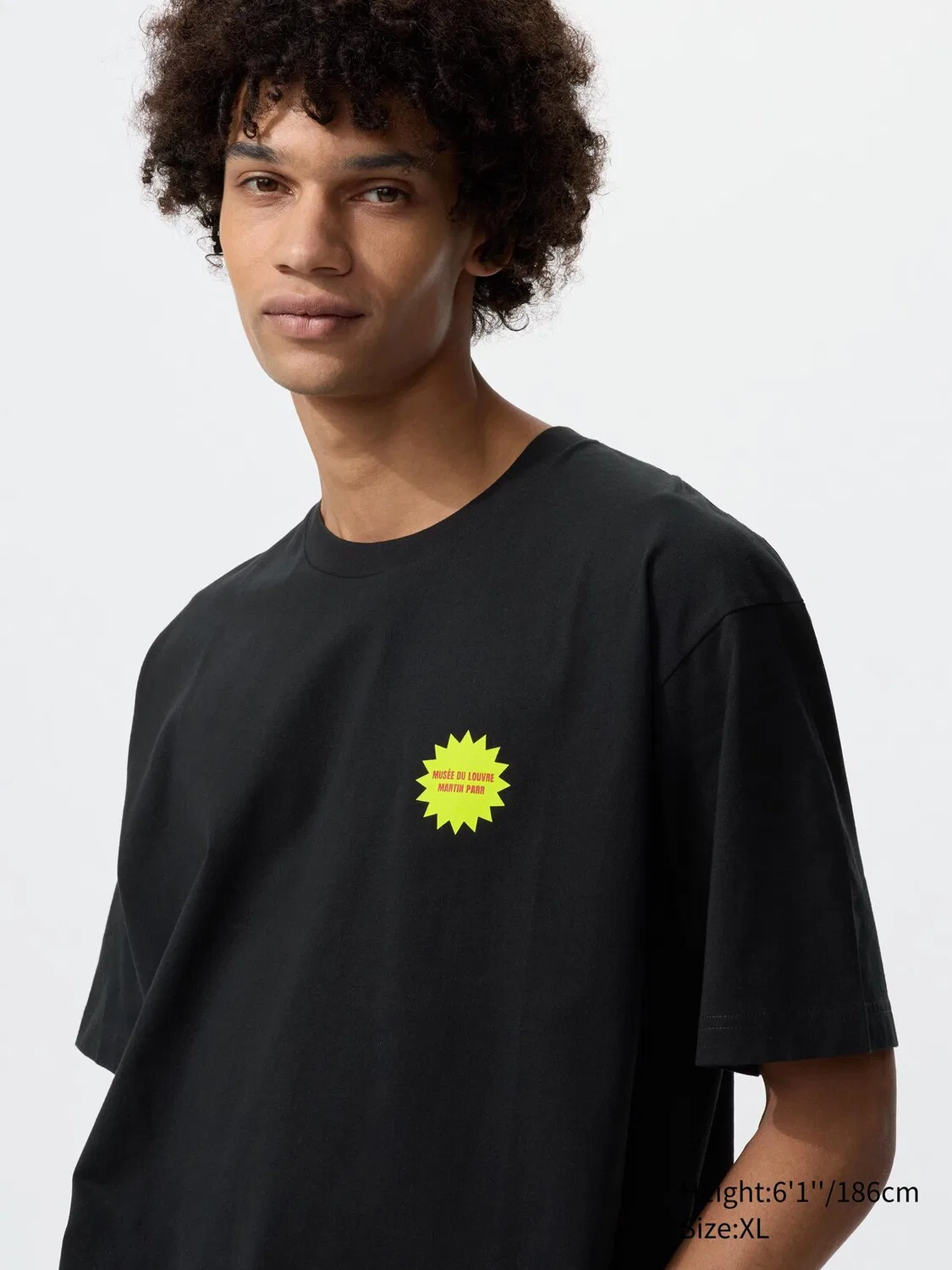 Футболка Uniqlo Лувр, черный — фото 2
